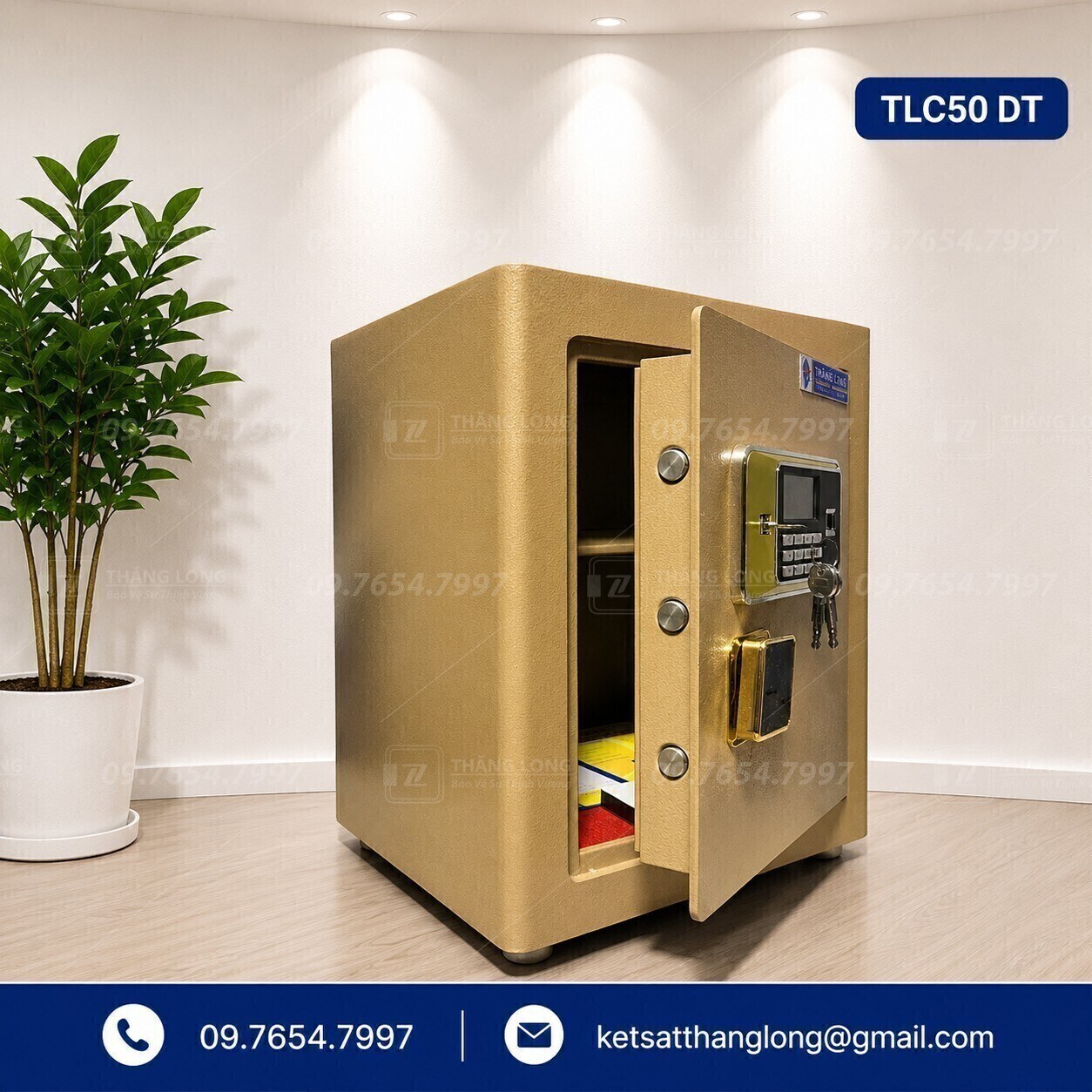 Két sắt điện tử TLC45DT chính hãng Thăng Long - Ảnh 3