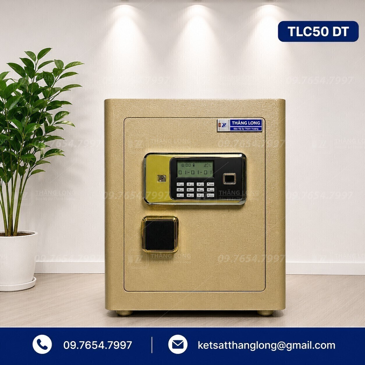 Két sắt điện tử TLC45DT chính hãng Thăng Long