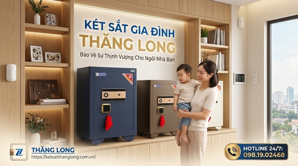 Mua két sắt gia đình tại Két Sắt Thăng Long