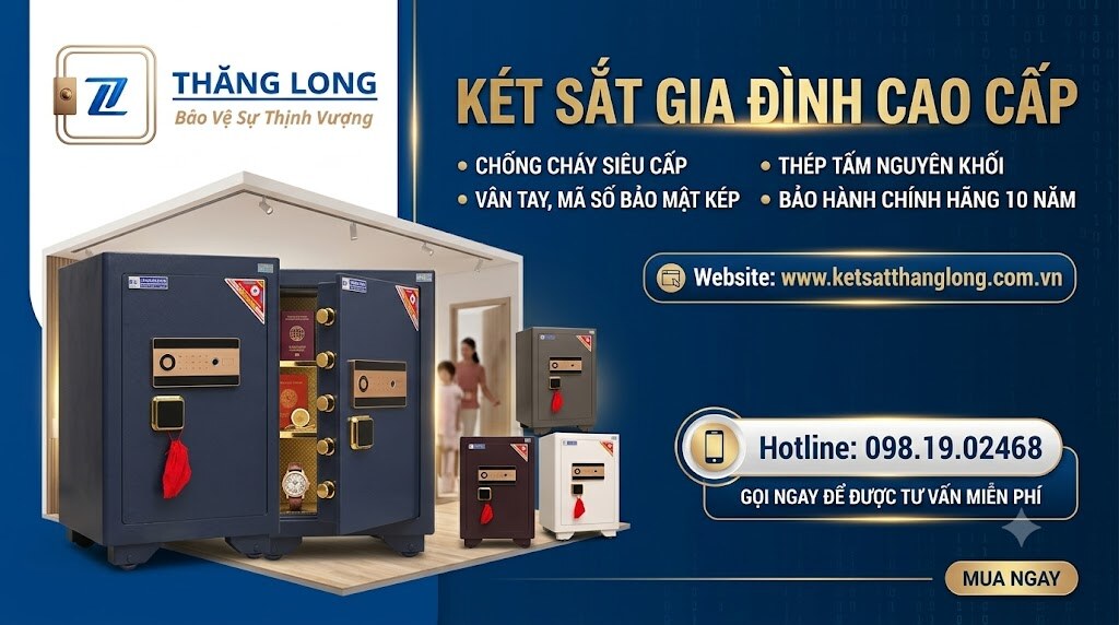 Két Sắt Gia Đình – Chọn Két An Toàn, Phù Hợp Cho Gia Đình