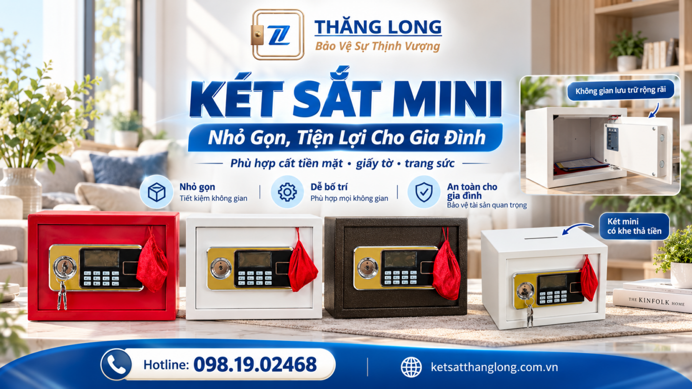 Mua két sắt mini tại Két Sắt Thăng Long