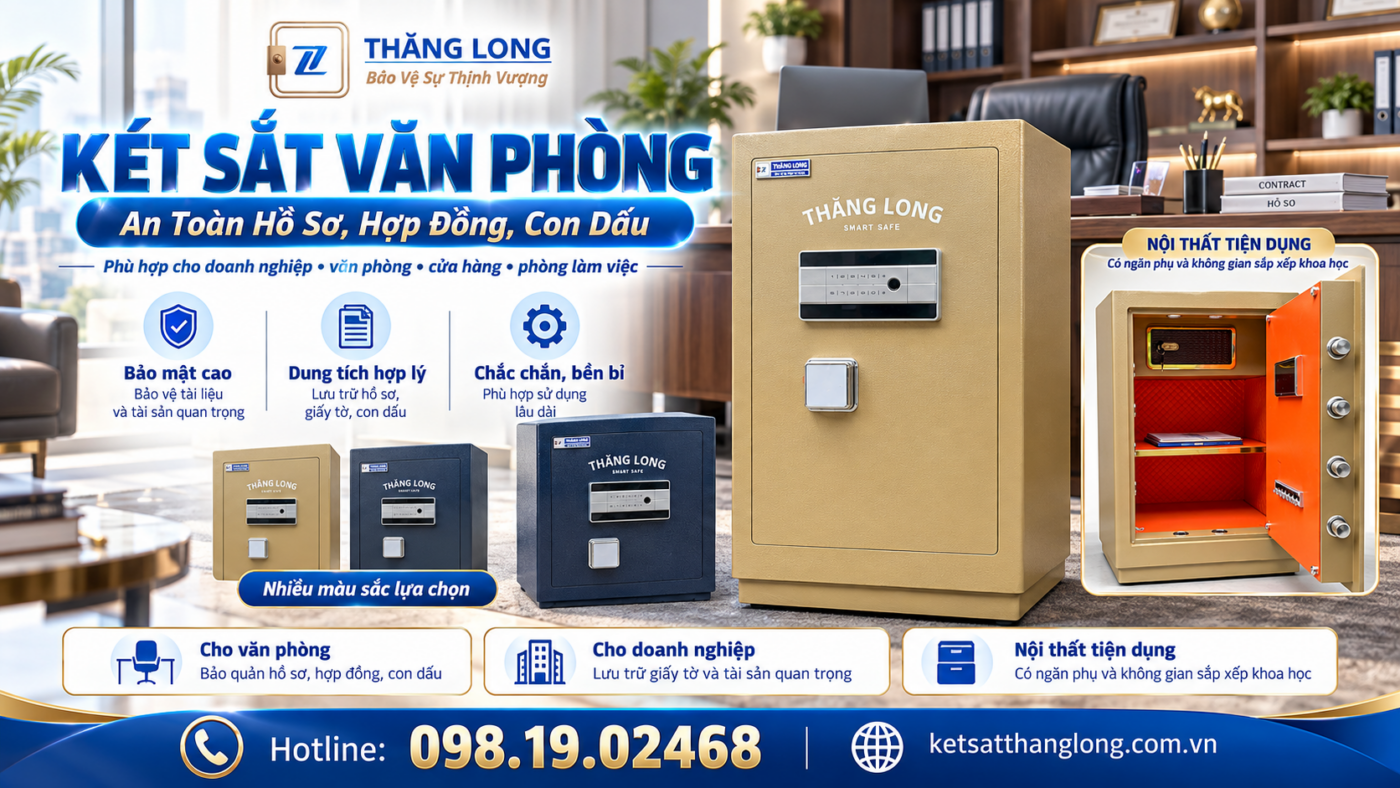 Mua két sắt văn phòng tại Két Sắt Thăng Long