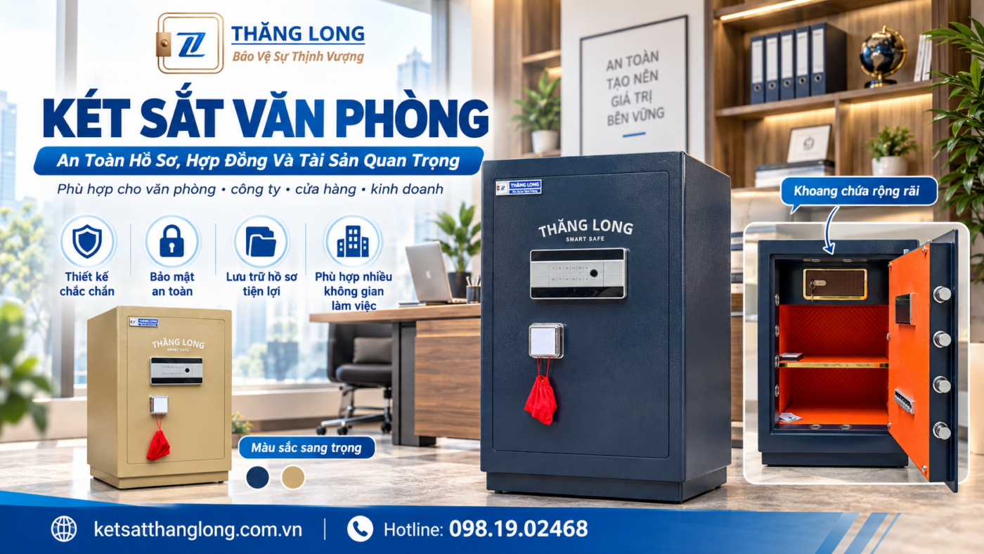 Két Sắt Văn Phòng – Giải Pháp Bảo Vệ Tài Sản Cho Công Ty