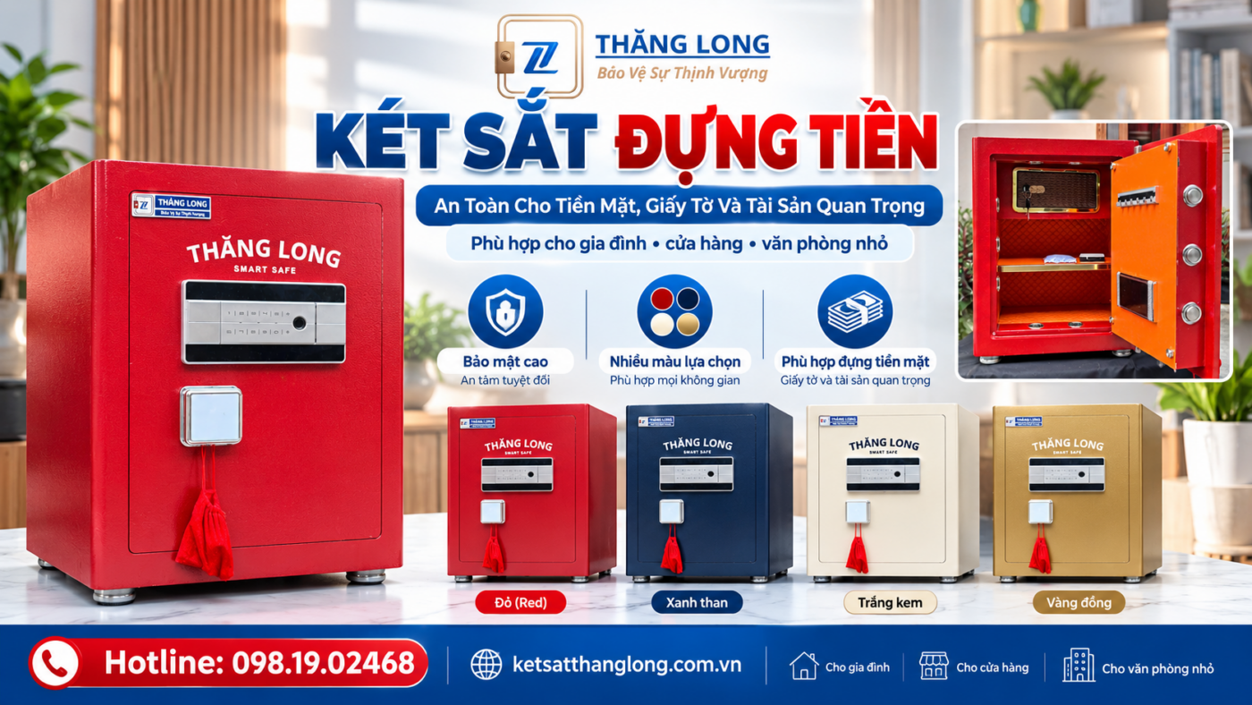 Có nên mua két sắt đựng tiền có vân tay?