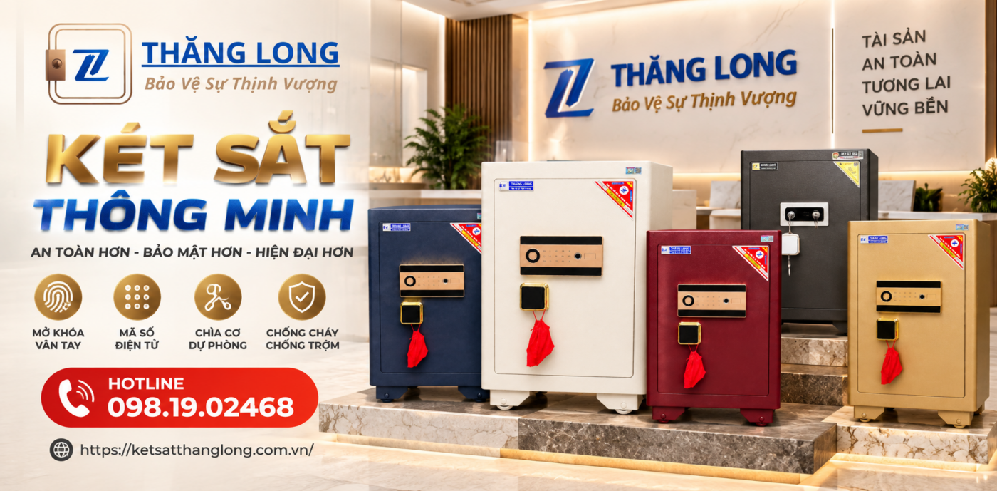 Mua két sắt thông minh tại Két Sắt Thăng Long