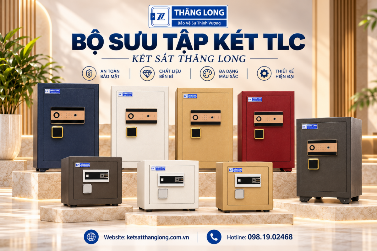 Két Sắt TLC – Thiết Kế Bo Viền Hiện Đại, Bản Lề Trong