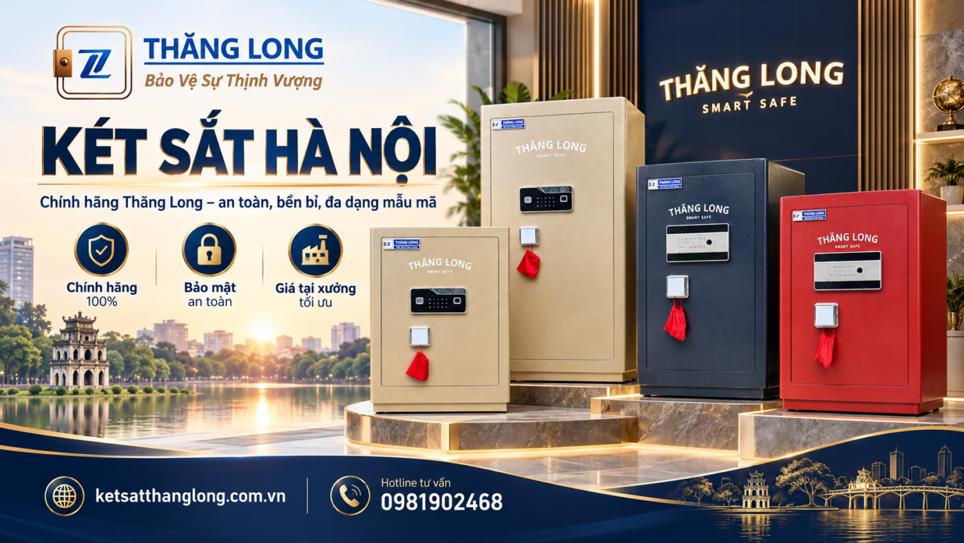 Showroom Két Sắt Thăng Long tại Hà Nội