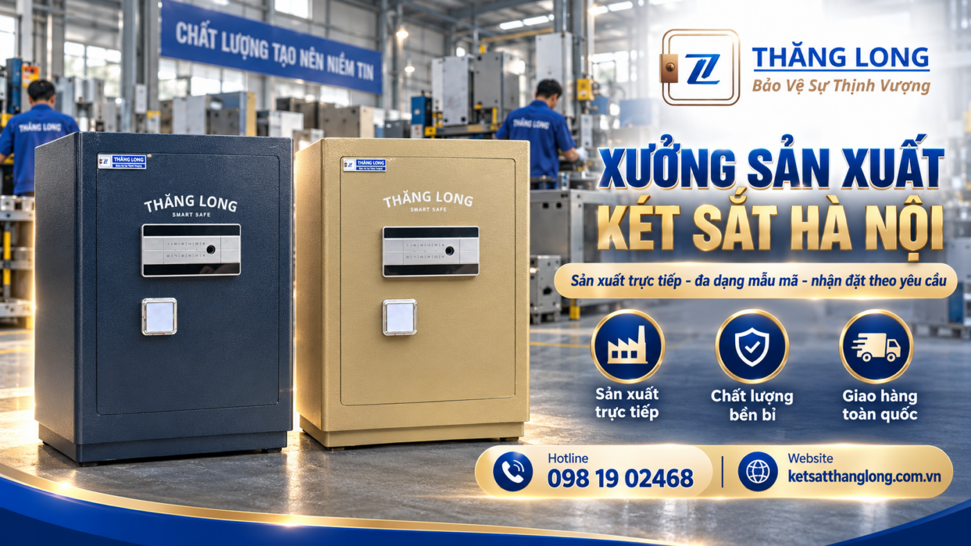 Ưu điểm khi mua két sắt trực tiếp từ xưởng sản xuất Thăng Long