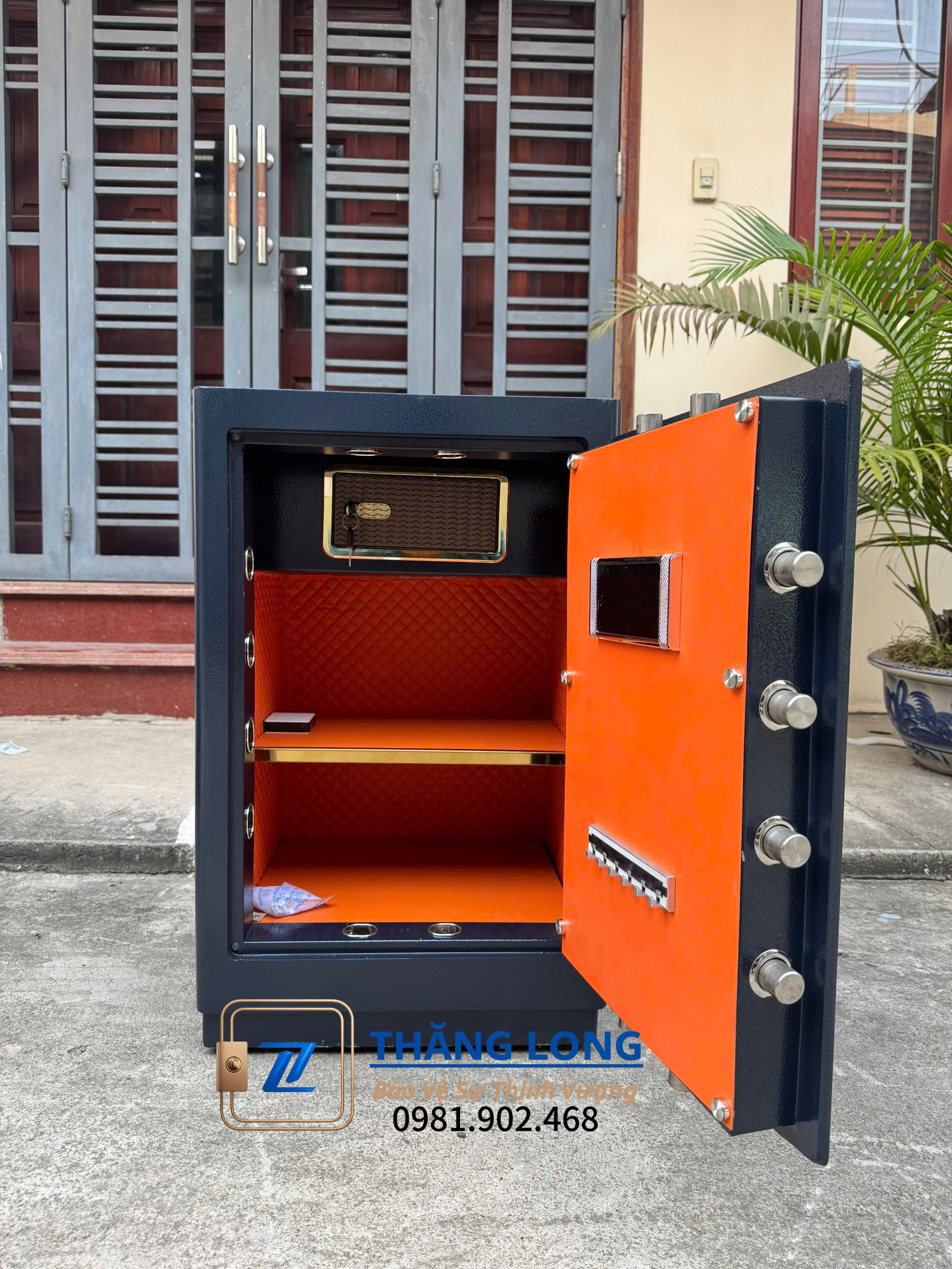 Két Sắt Siêu Cường TSC76 – 100kg, Vân Tay Điện Tử, Kết Nối Điện Thoại - Ảnh 2